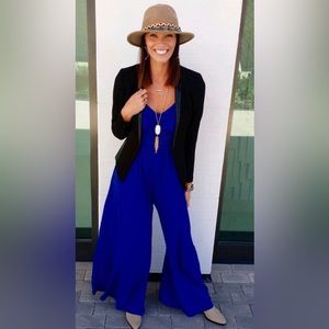 Royal Blue Jumpsuit (size L)